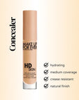 Make Up For Ever HD Skin Concealer Daugiafunkcinis maskuoklis 2.3(R) Oat