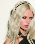 Balmain Acetate Headband White Plaukų lankelis