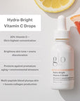 Glo Skin Beauty Hydra-Bright Vitamin C Drops Skaistinantis serumas su vitaminu C (visų tipų odoms)