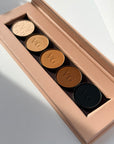 ProVG Golden Espresso – 5 atspalvių akių šešėlių paletė