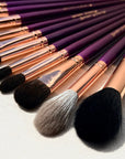 Soroka Makeup Purple Make-up Brushes Set 12 vnt.teptukų rinkinys