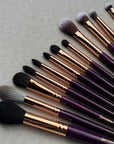 Soroka Makeup Purple Make-up Brushes Set 12 vnt.teptukų rinkinys