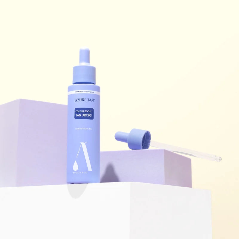 Azure Tan "Colour Boost Tan Drops" savaiminio įdegio lašiukai veidui