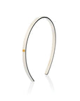 Balmain Acetate Headband White Plaukų lankelis