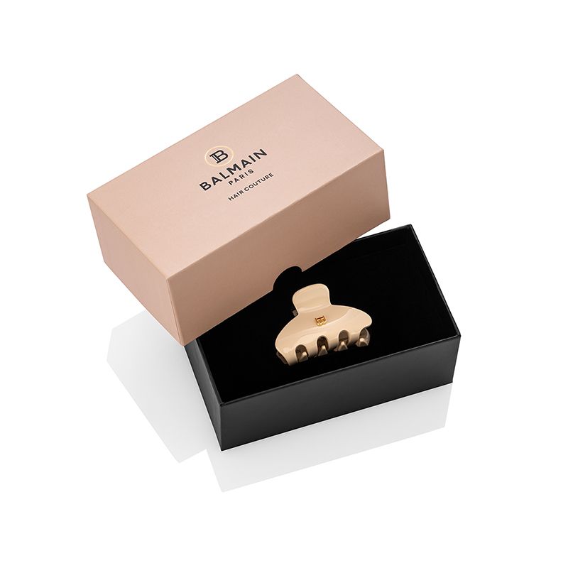 Balmain Hair Limited Edition Pince à Cheveux Small Beige Plaukų segtukas