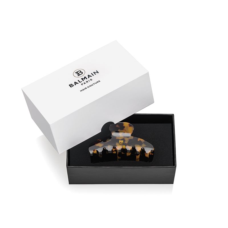Balmain Pince à Cheveux Medium Tortoise Shell Plaukų segtukas