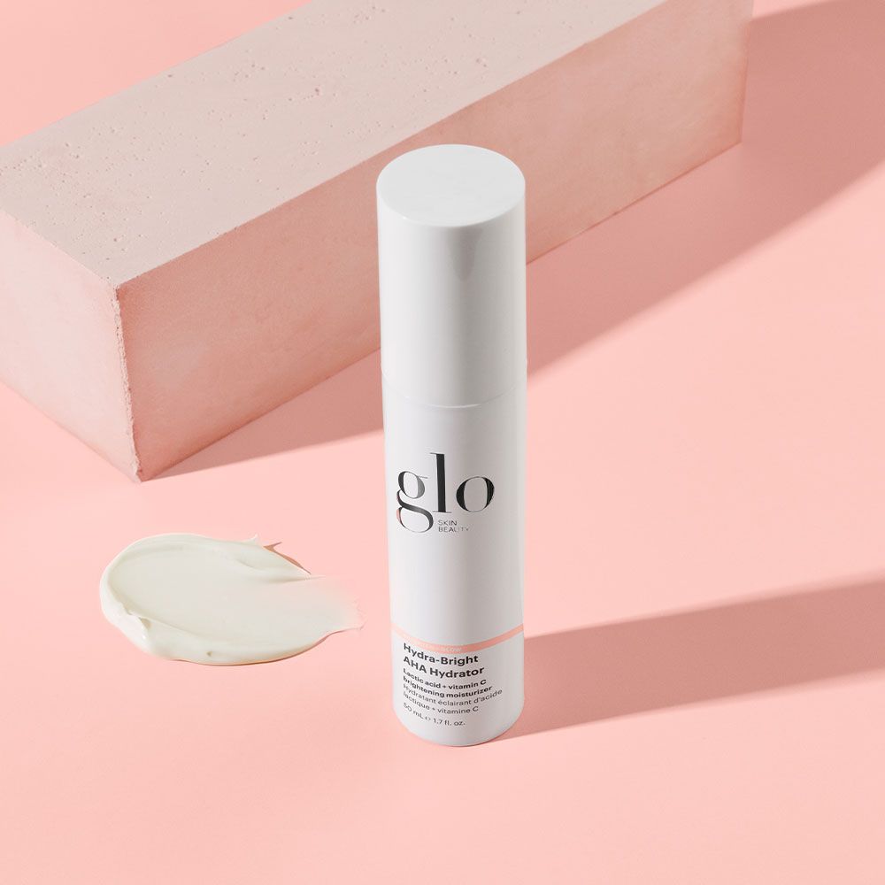 Glo Skin Beauty Hydra-Bright AHA Hydrator skaistinantis/drėkinantis kremas (visų tipų odoms)