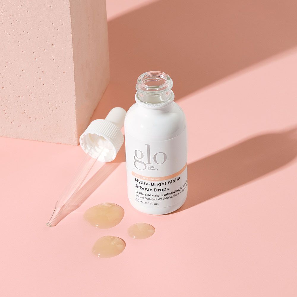 Glo Skin Beauty Hydra-Bright Alpha Arbutin Drops Skaistinantis, drėkinantis serumas (visų tipų odoms)