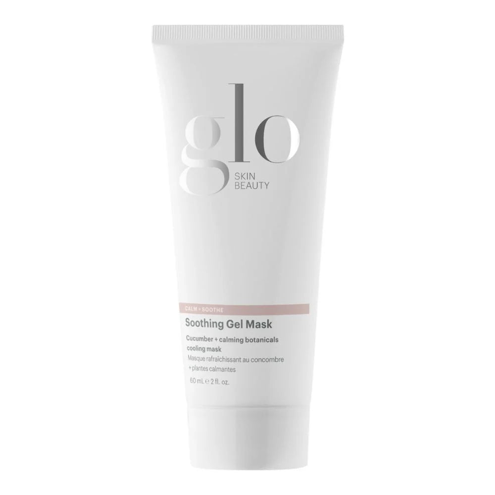 Glo Skin Beauty Oil Free Soothing Gel Mask raminanti agurkų kaukė veidui