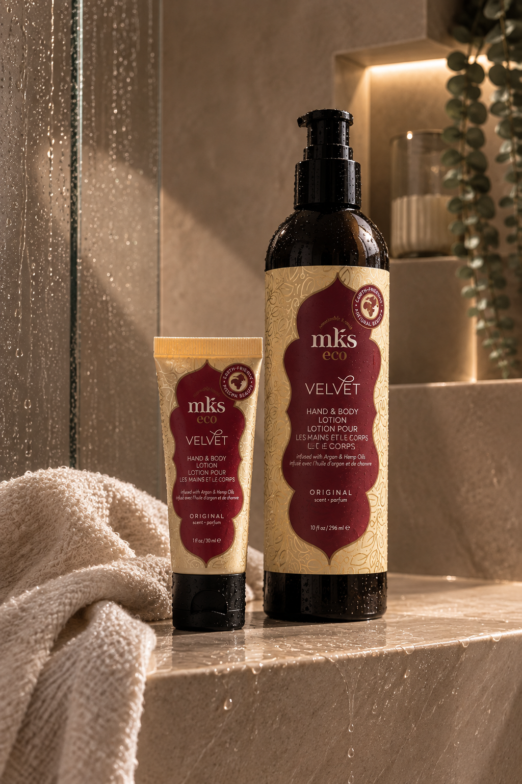 mks eco Velvet  Hand &amp; Body Lotion Rankų ir kūno losjonas