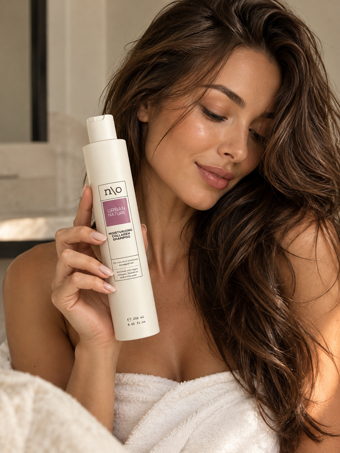 n\o Urban Nature Moisturizing Collagen Shampoo Drėkinamasis šampūnas su kolagenu