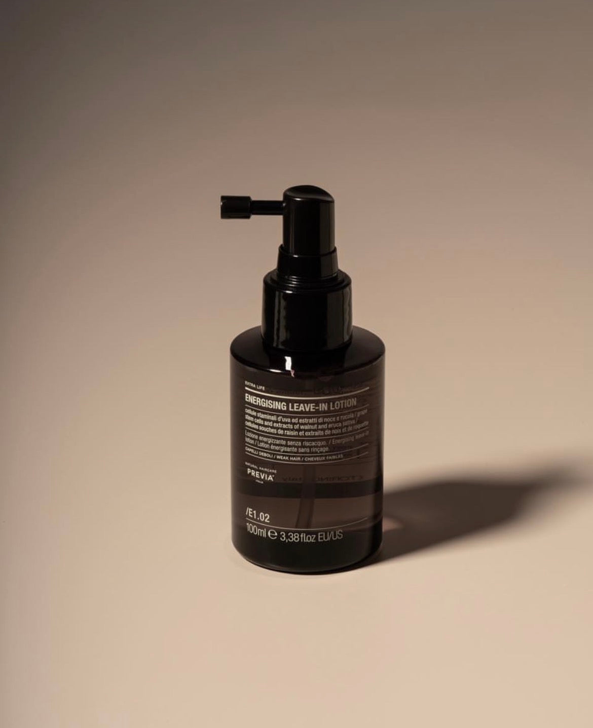 Previa Energizing Leave-IN lotio kraujotaką skatinantis LEAVE-IN losjonas