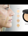 Glo Skin Beauty Pressed Base presuota pudra Hodey -Fair