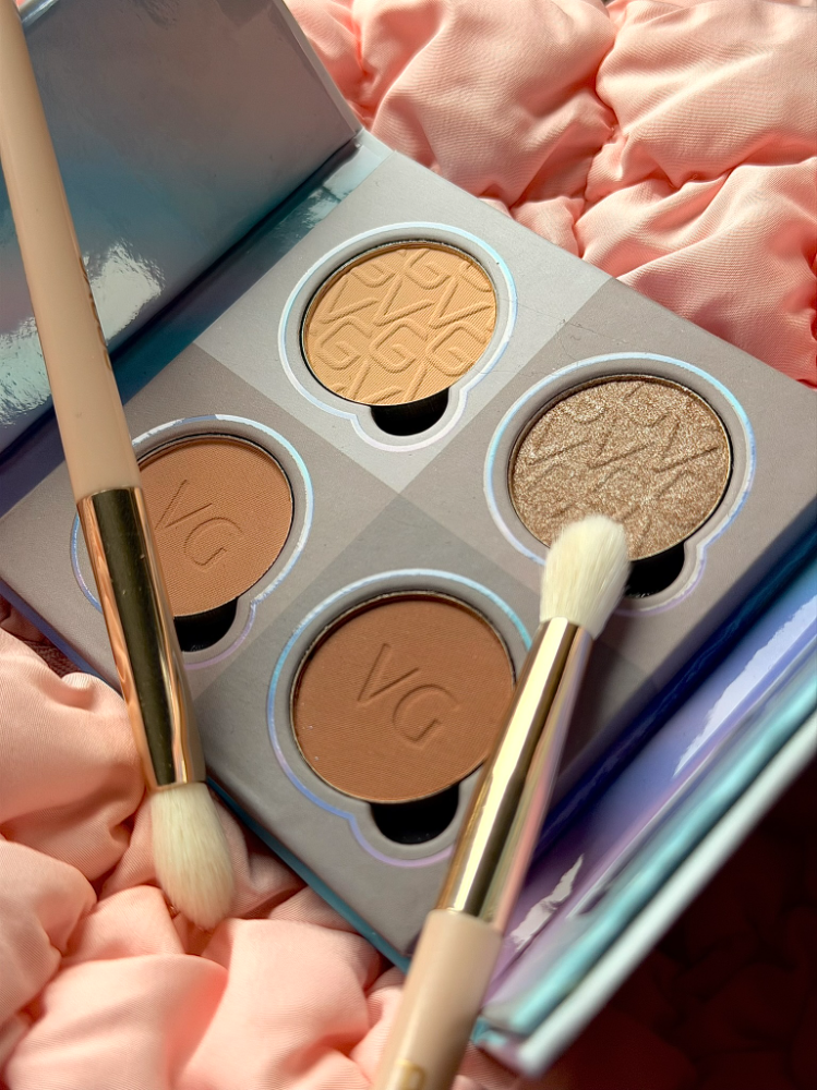 ProVG Glamour Glow – 4 atspalvių akių šešėlių paletė