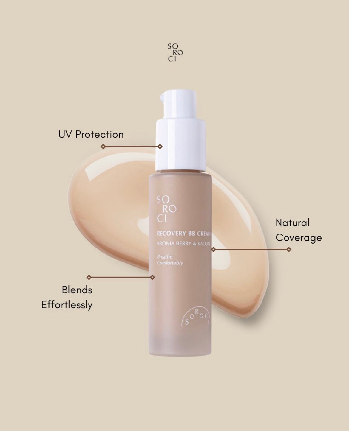 Soroci BB kremas su 50 SPF - Light