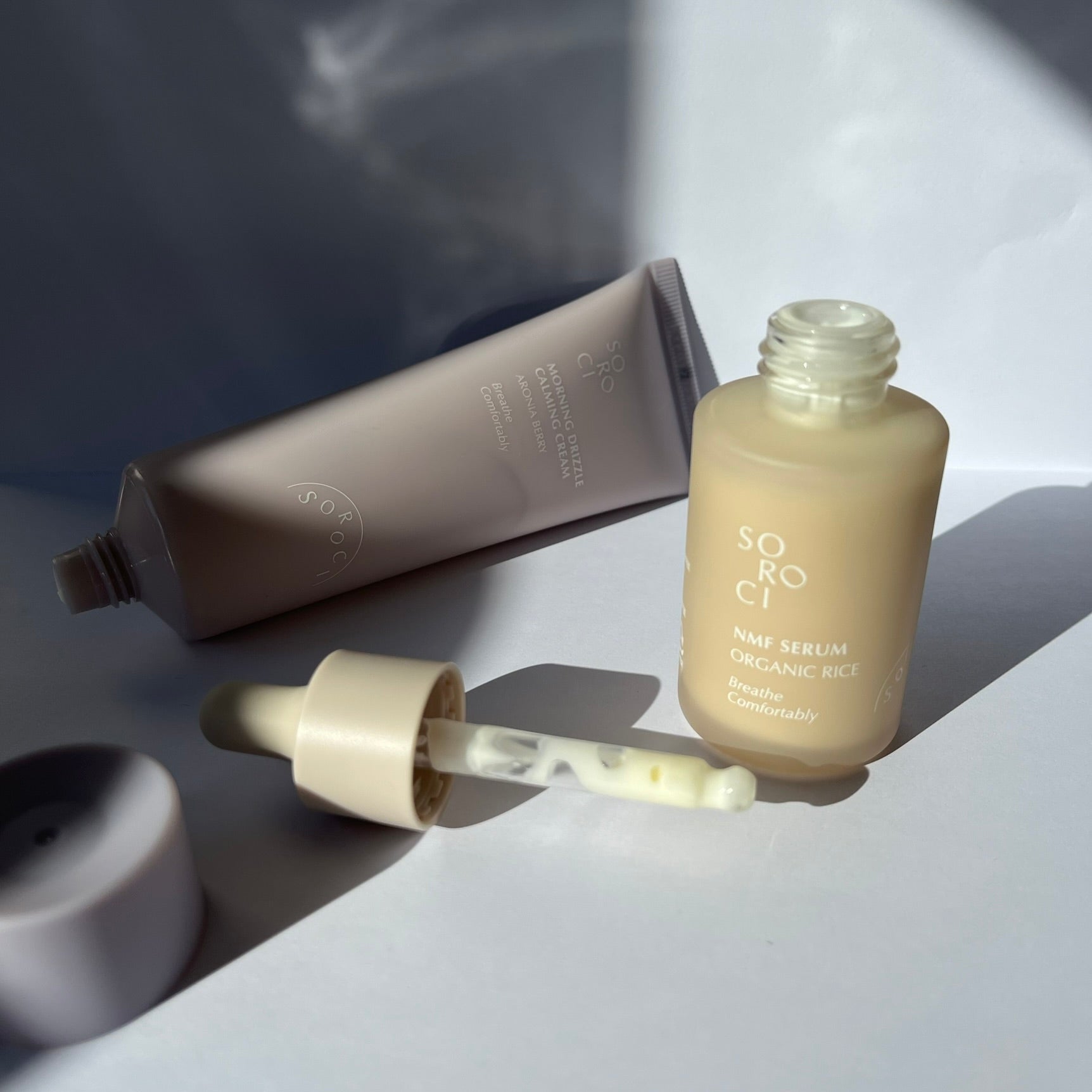 Soroci Raminamasis veido kremas + Soroci NMF veido serumas DOVANA (34 eur)