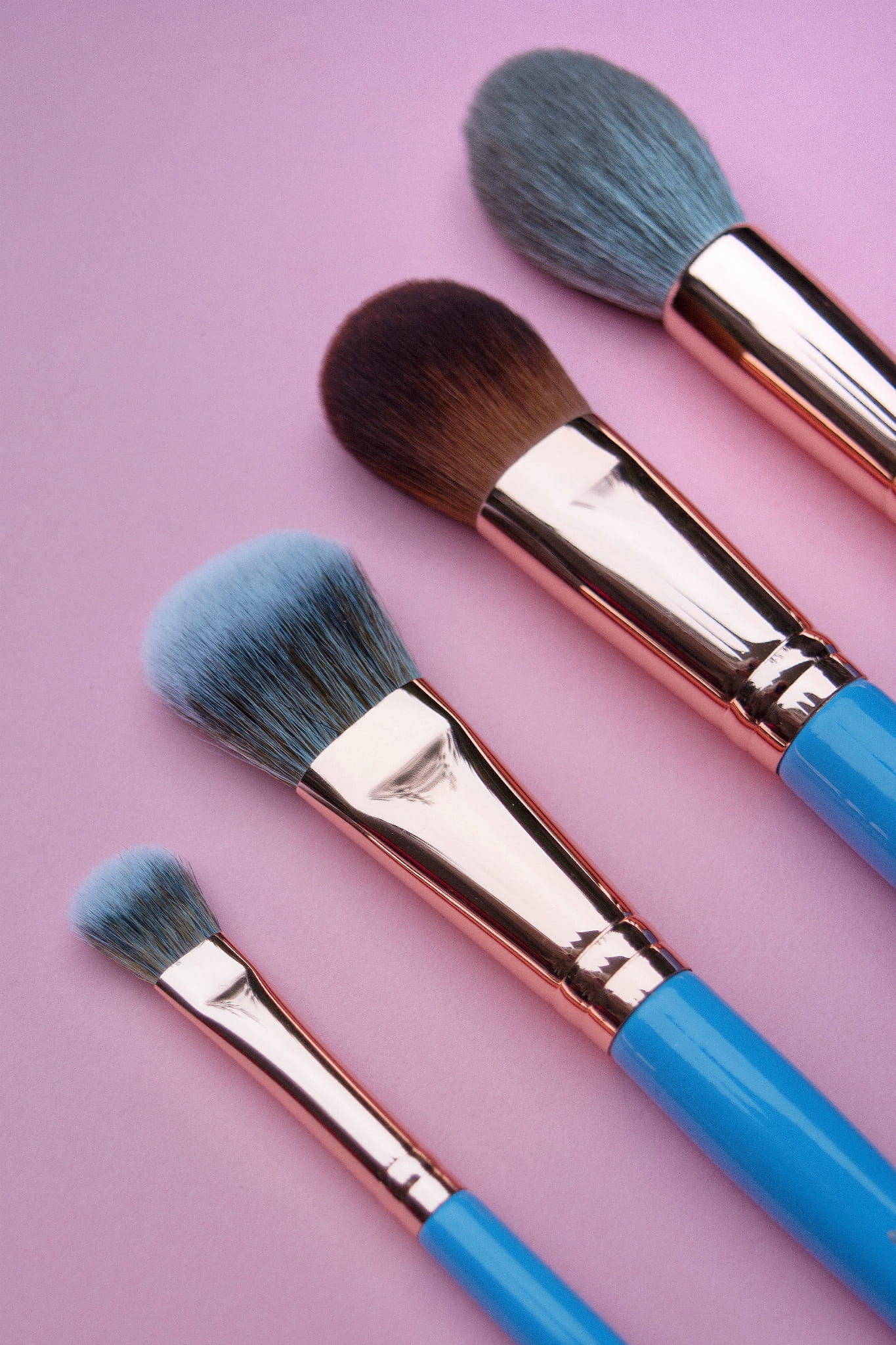 Soroka Makeup Blue Make-up Brushes Set 12 vnt.teptukų rinkinys