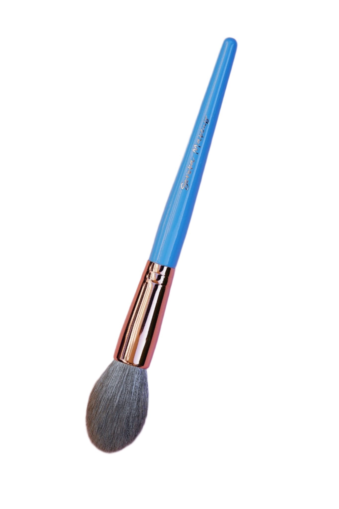 Soroka Makeup Blue Make-up Brushes 11c teptukas veidui (kukurūzinis)