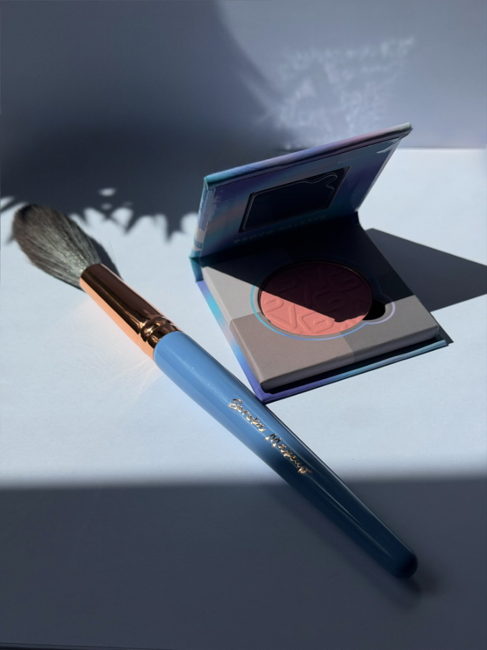 Soroka Makeup Blue Make-up Brushes OS teptukas kukurūzinių šerelių