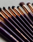 Soroka Makeup Purple Make-up Brushes Set 12 vnt.teptukų rinkinys