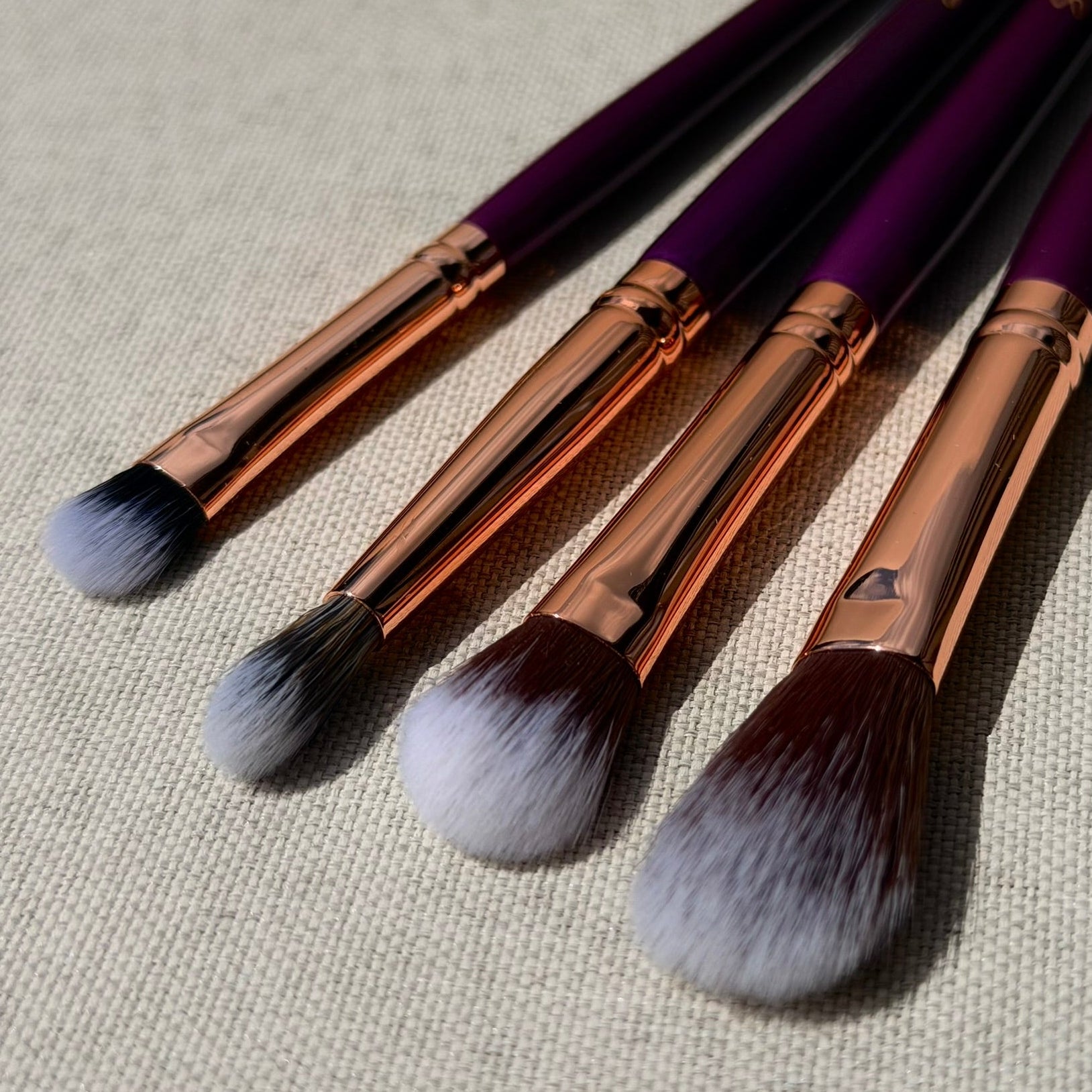 Soroka Makeup Purple Make-up Brushes Set 12 vnt.teptukų rinkinys