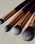 Soroka Makeup Purple Make-up Brushes Set 12 vnt.teptukų rinkinys