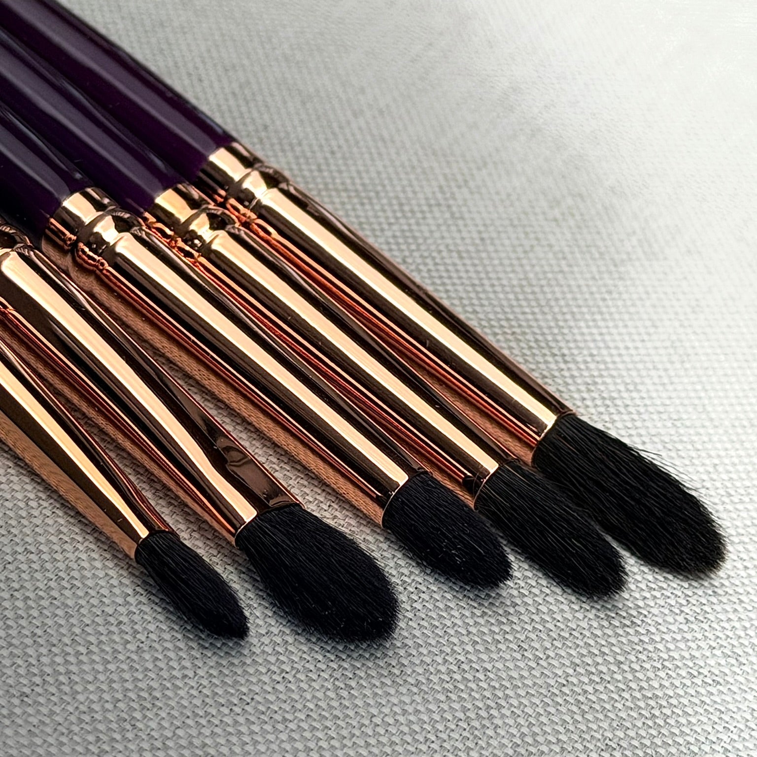 Soroka Makeup Purple Make-up Brushes Set 12 vnt.teptukų rinkinys