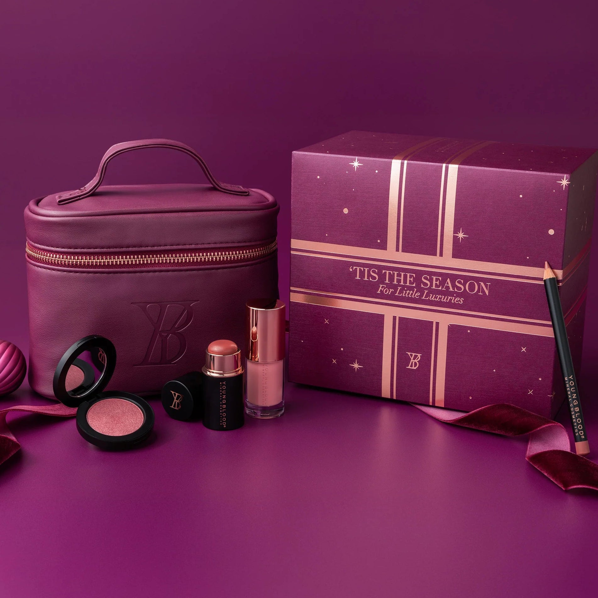 Youngblood  Limited Edition Little Luxuries - Mauve Šventinis rinkinys