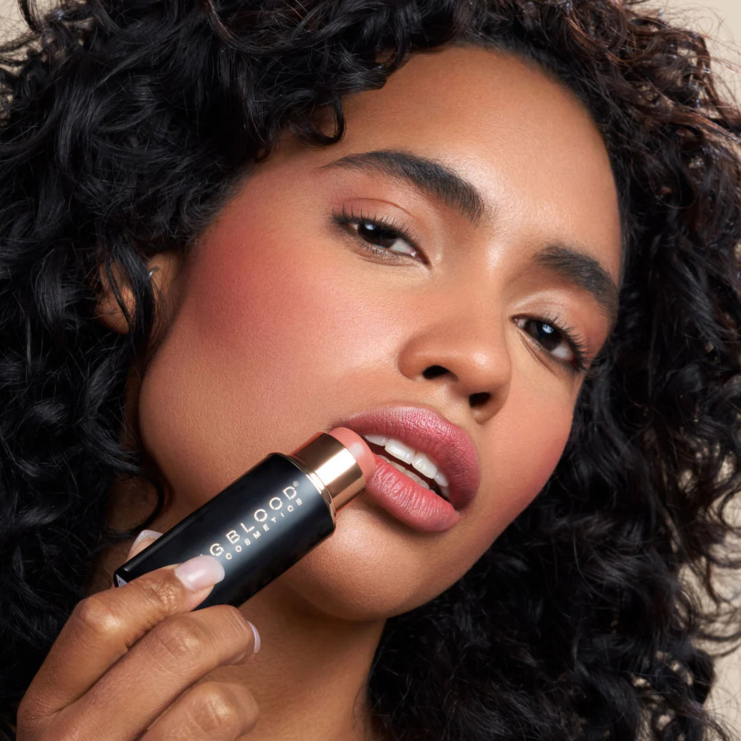 Youngblood Mineral Cosmetics VividLuxe Crème Blush Stick daugiafunkciniai kreminiai skaistalai - PINK PROSECCO