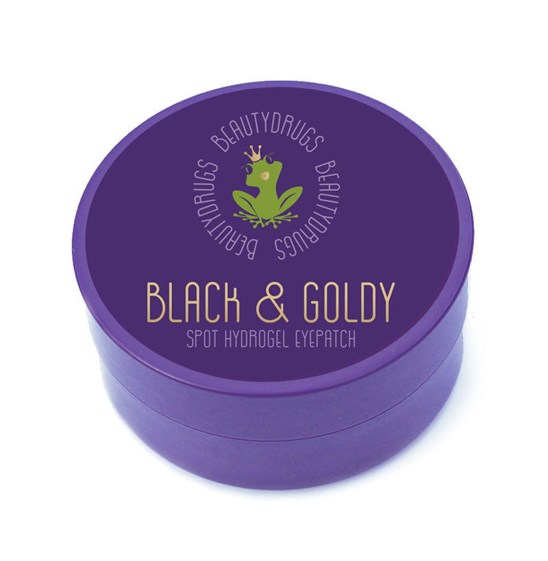 Beautydrugs paakių kaukės Black&Goldy Hydrogel Eyepatches